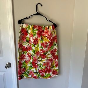 J Crew Tropical Skirt